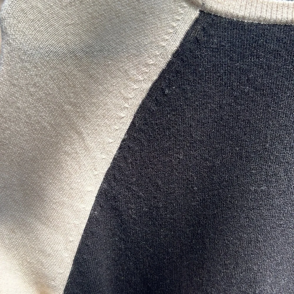 New ▶️ J. Crew ◀️ Color Block Wool Blend Crew Sweater with elbow patch.